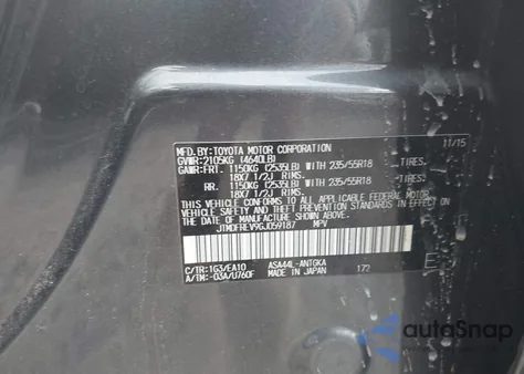 2016 Toyota Rav4 Limited from USA, damaged, VIN JTMDFREV9GJ059187